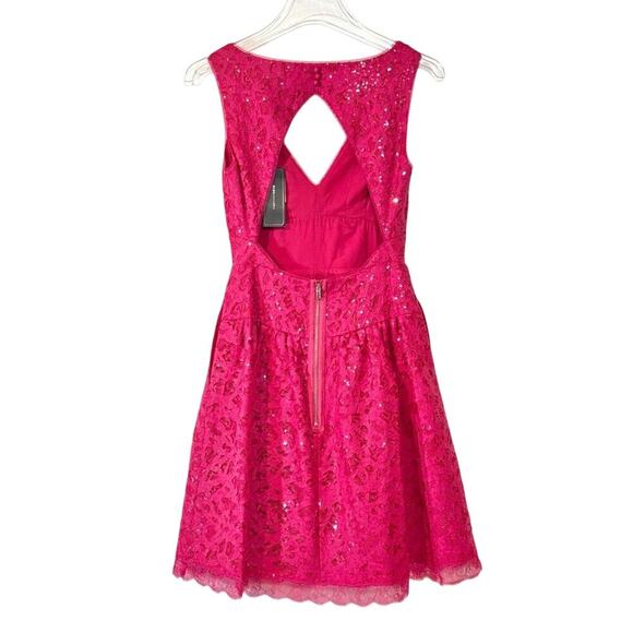 BCBG Maxazria Katarina Dress in Azalea Size 0 - Picture 4 of 9